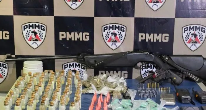 Operação policial em Além Paraíba apreende armas e drogas - Imagem do artigo