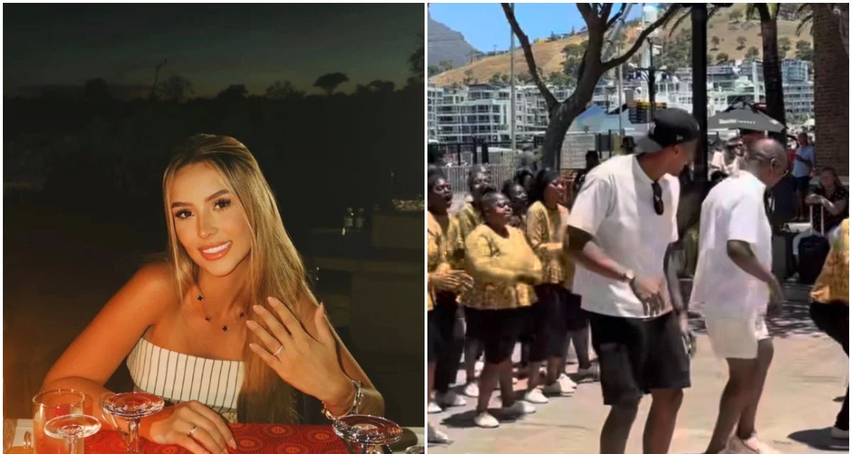 Gabriel Delfim pede casamento e dança nas ruas da África - Imagem do artigo