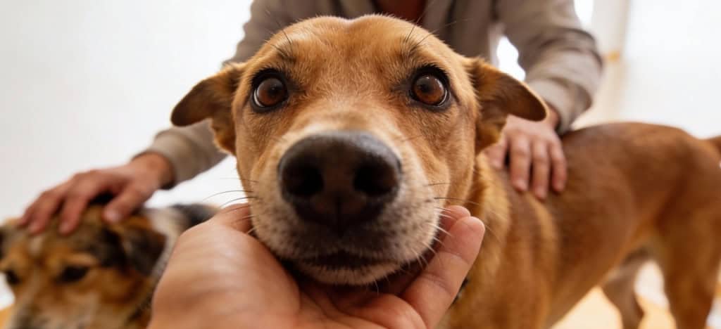 Ciúme em cães: estudo explica reação ao carinho em outro pet - Imagem do artigo