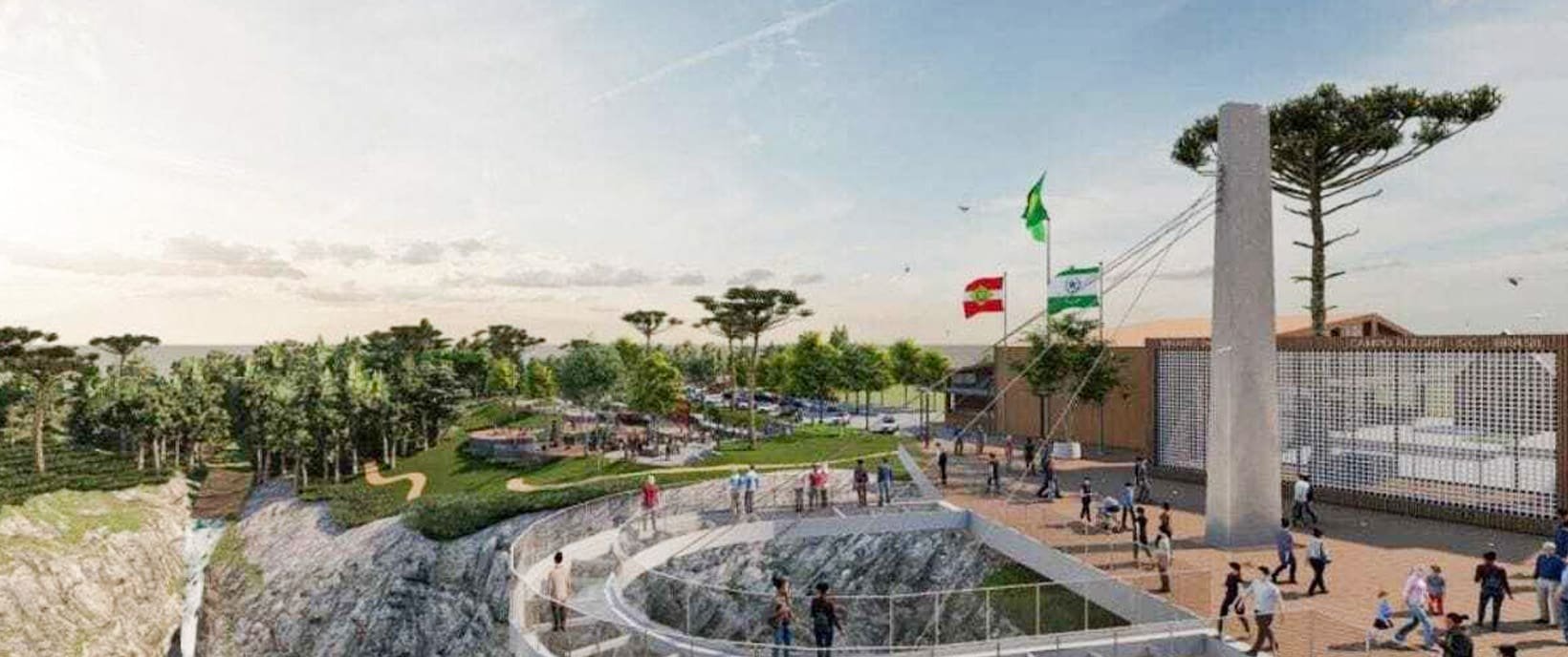 Parque turístico em Campo Alegre terá mirante de vidro - Imagem do artigo