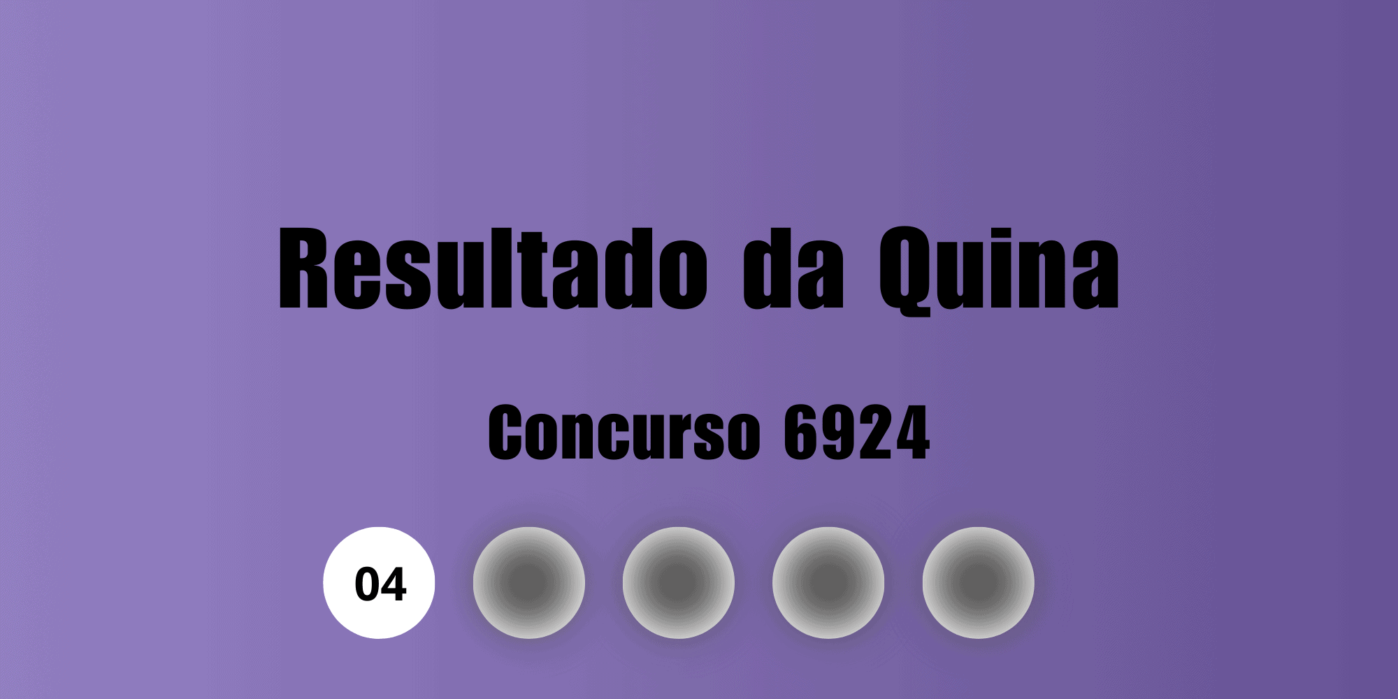 Resultado da Quina 6924: números sorteados e prêmio - Imagem do artigo