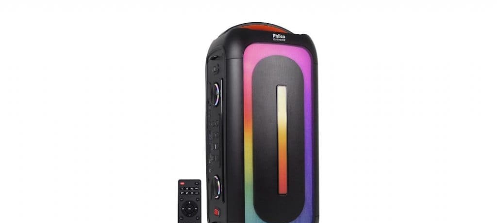 Caixa de som Philco Extreme PCX6701 tem desconto no Pix - Imagem do artigo