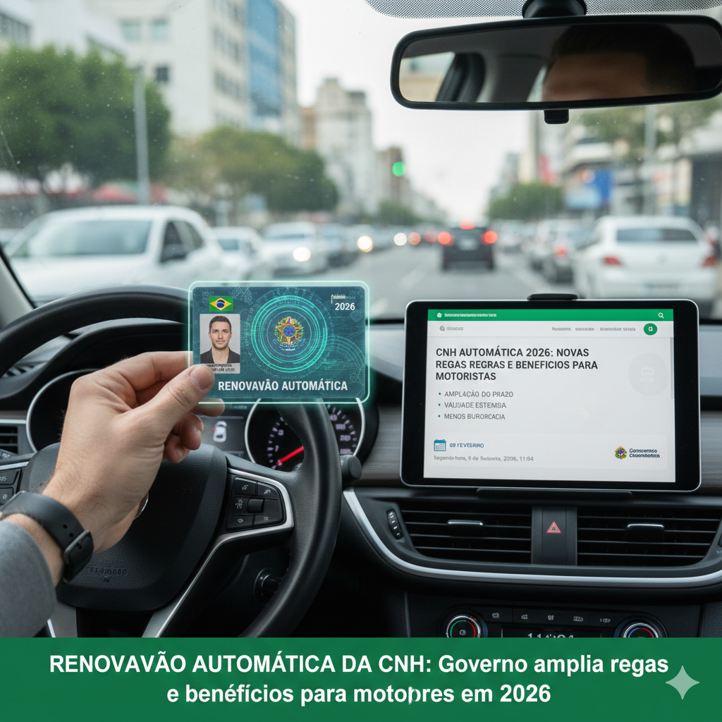 Renovação automática da CNH: governo amplia regras e benefícios para ...