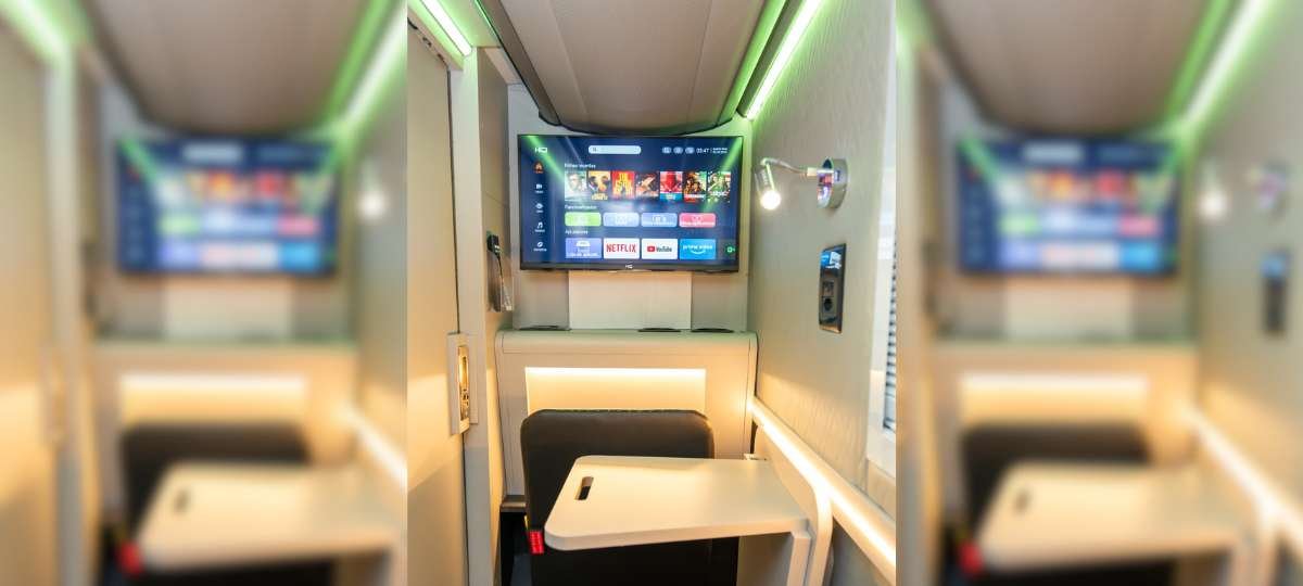 Cabine premium de ônibus estreia com cama 180° e TV - Imagem do artigo