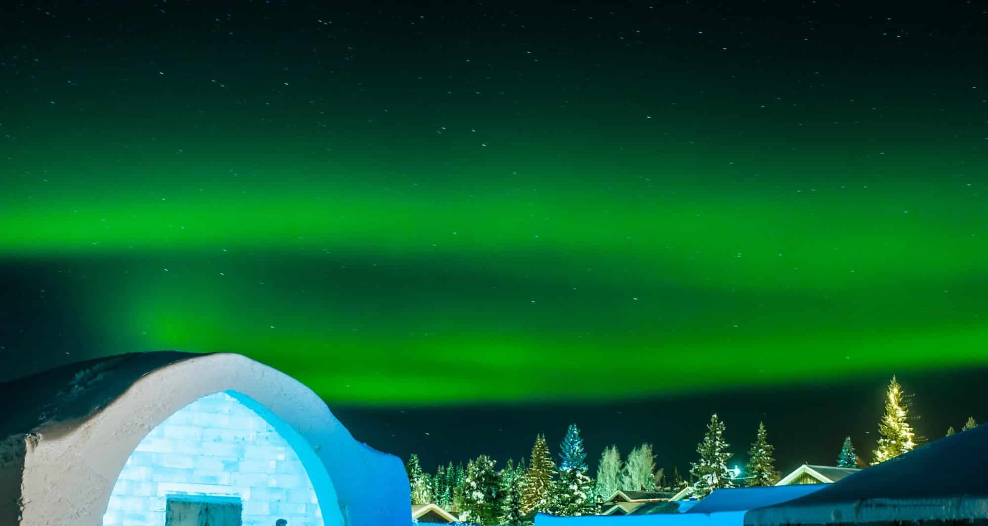 Aurora Boreal em Kiruna: cidade sueca vira atração - Imagem do artigo original