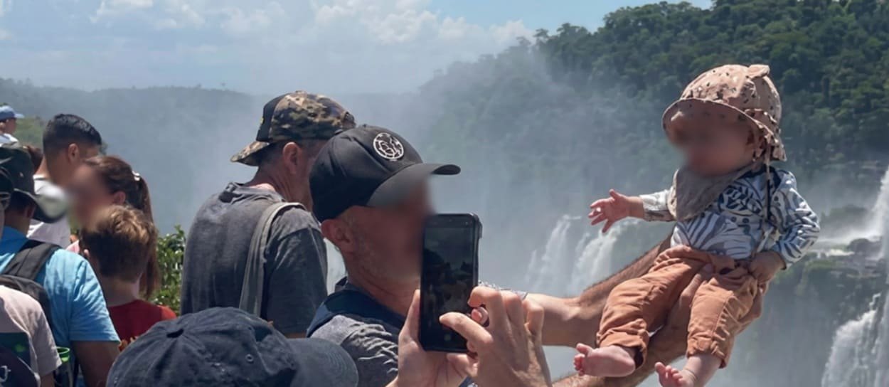 Turista arrisca bebê na Garganta do Diabo e pode ser punido - Imagem do artigo