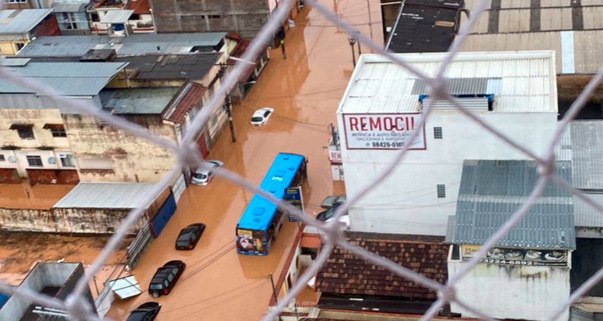 Ônibus Juiz de Fora operam com 14% da frota após chuvas - Imagem do artigo