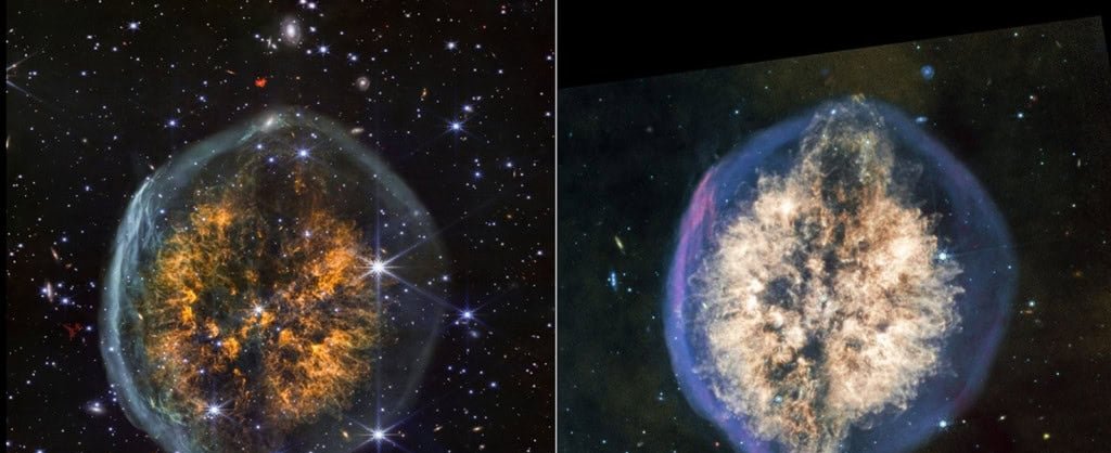 Nebulosa do Crânio Exposto ganha imagens inéditas do Webb - Imagem do artigo