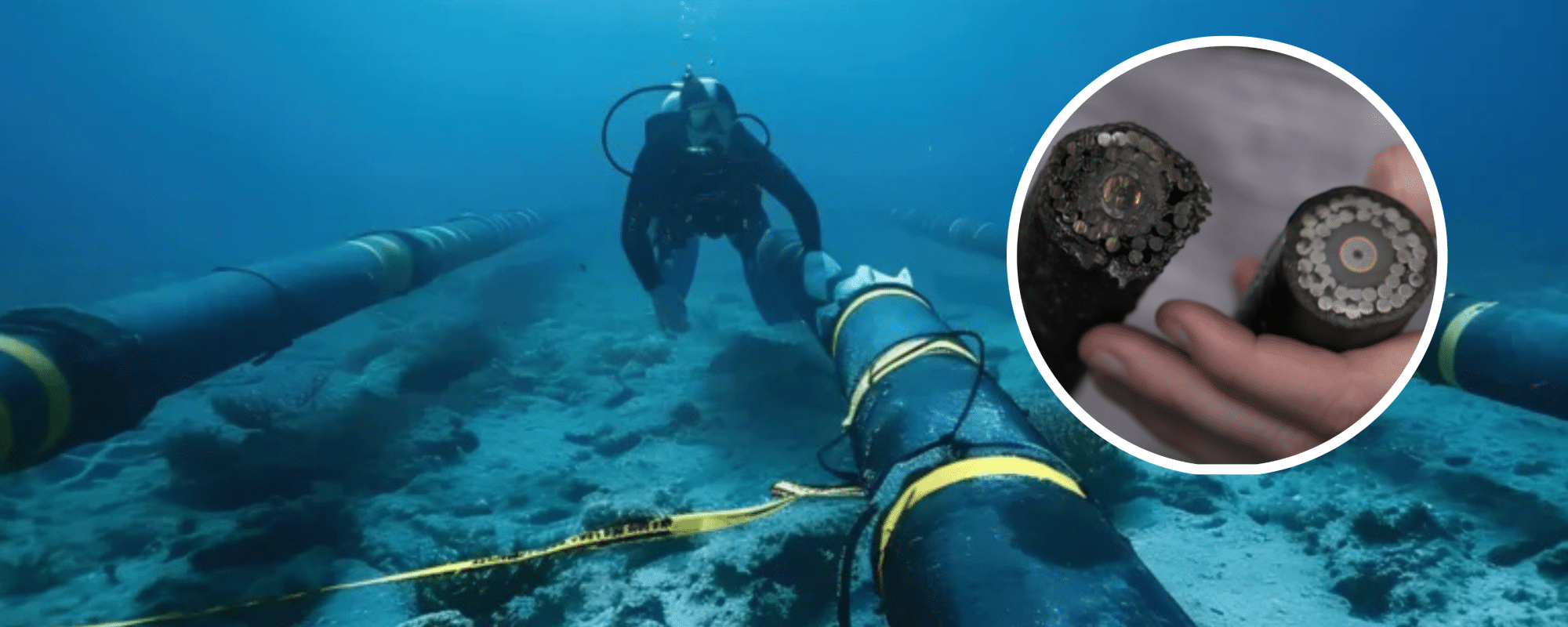 Cabo transoceânico de fibra óptica TAT-8 é retirado do mar - Imagem do artigo original
