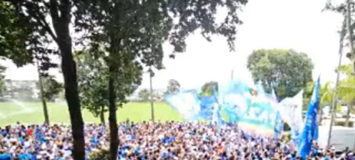 Bandeiraço do Cruzeiro mobiliza torcida antes da final - Imagem do artigo