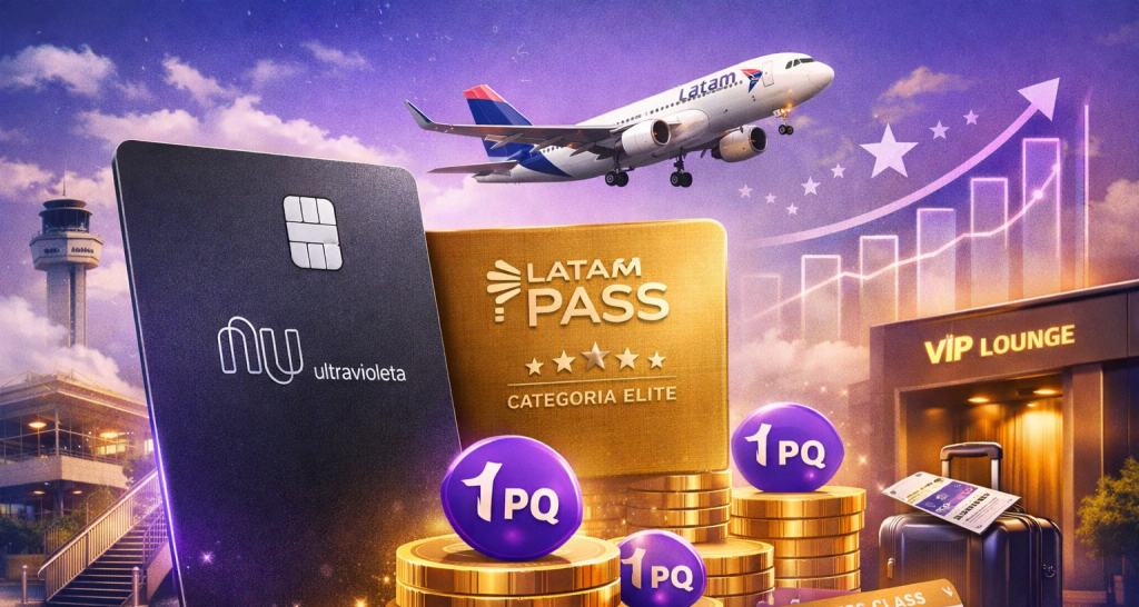 Modo Latam Pass Nubank Ultravioleta acelera categoria elite - Imagem do artigo