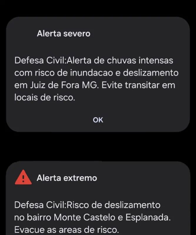 Alerta de chuva em Juiz de Fora: Defesa Civil orienta bairros - Imagem do artigo