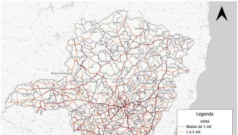 DER-MG amplia levantamentos de pavimento e tráfego - Imagem do artigo original
