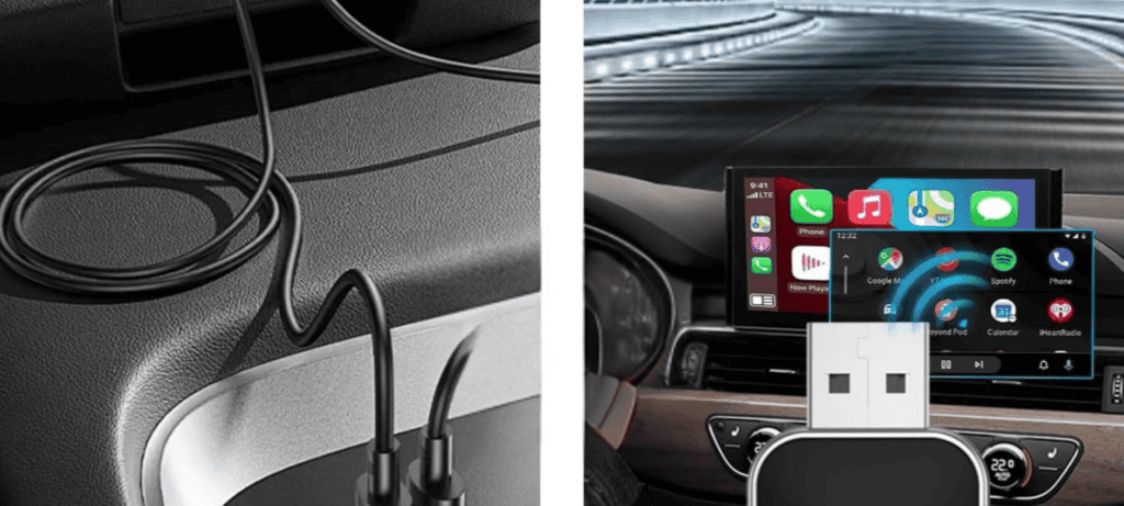 Adaptador CarPlay e Android Auto sem fio dispensa cabos - Imagem do artigo original
