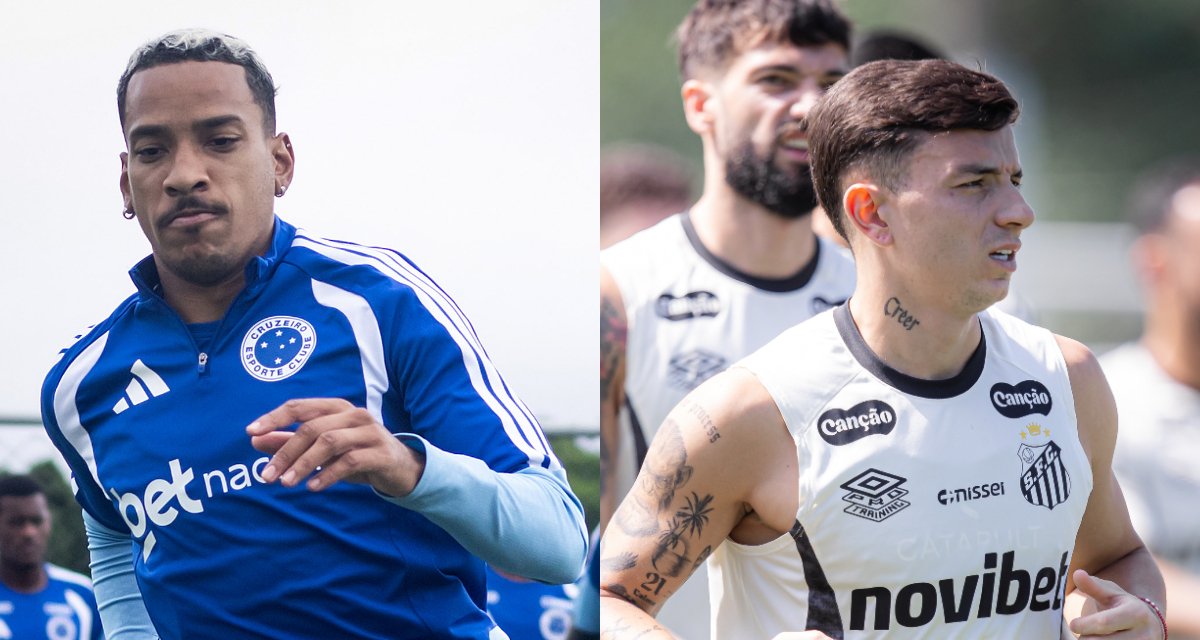 Cruzeiro x Santos: prováveis times e baixas no Brasileirão - Imagem do artigo