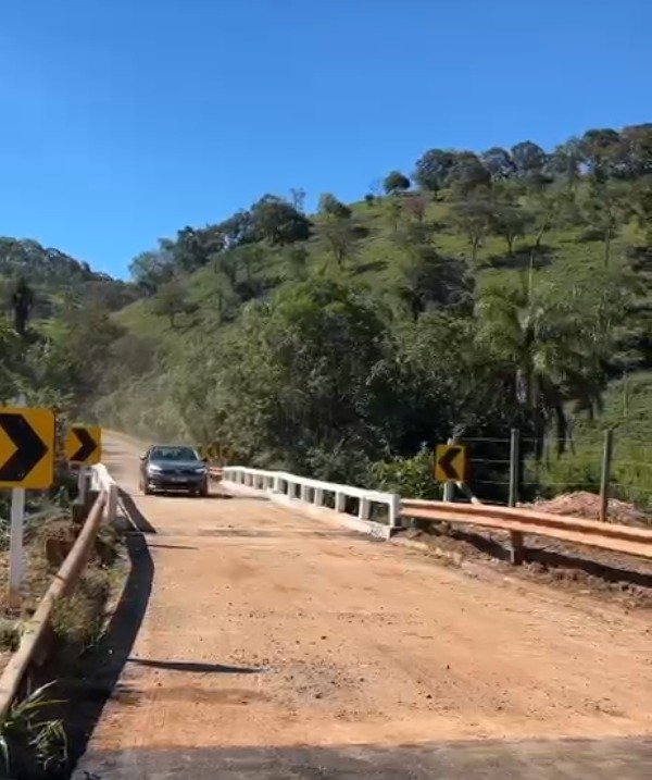 Ponte da MG-030 é reaberta após obras do DER-MG - Imagem do artigo