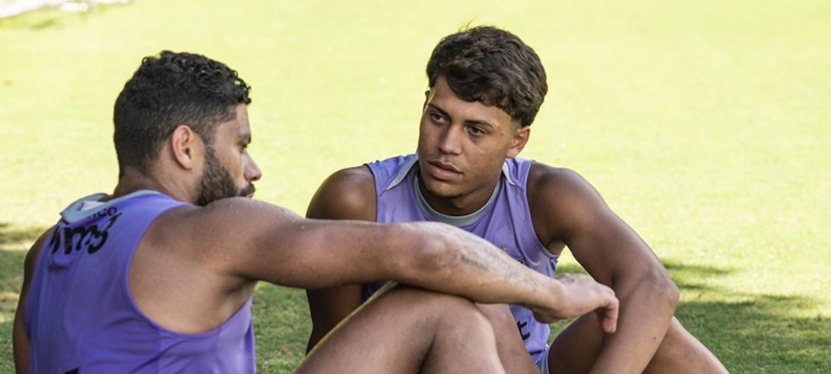 Hulk treina com filho e se emociona em treino do Atlético - Imagem do artigo