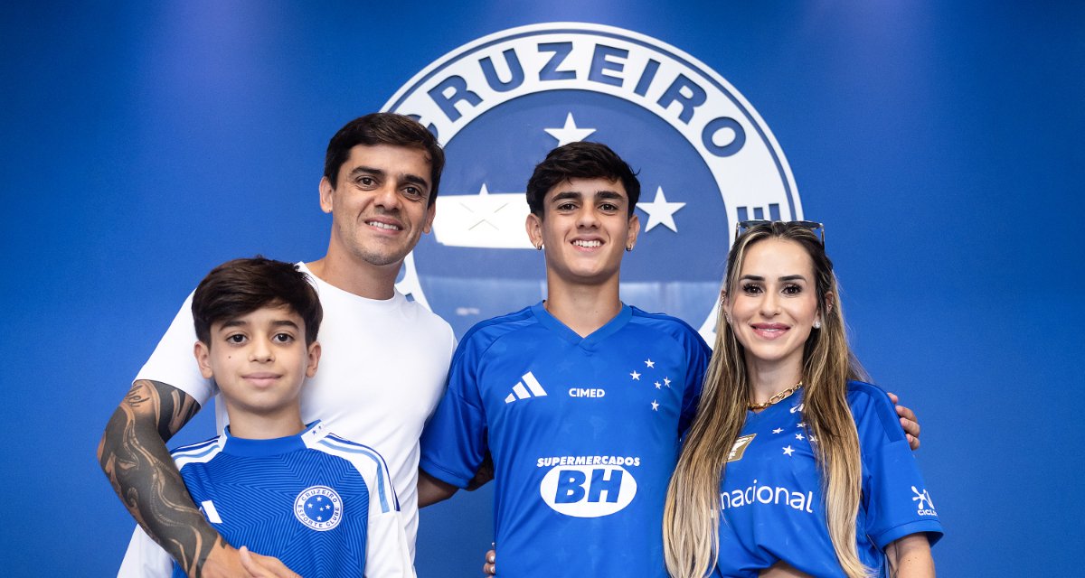 Contrato do filho de Fagner com Cruzeiro emociona lateral - Imagem do artigo