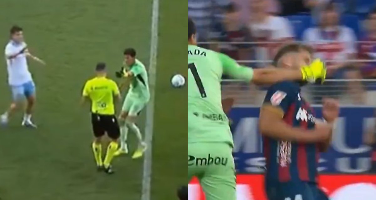 Esteban Andrada dá soco em rival e é expulso na LaLiga2 - Imagem do artigo