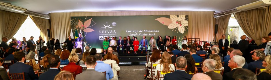 Medalha Sarah Kubitschek marca 75 anos do Servas em BH - Imagem do artigo