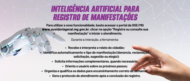 Minas Gerais adota inteligência artificial na Ouvidoria - Imagem do artigo original