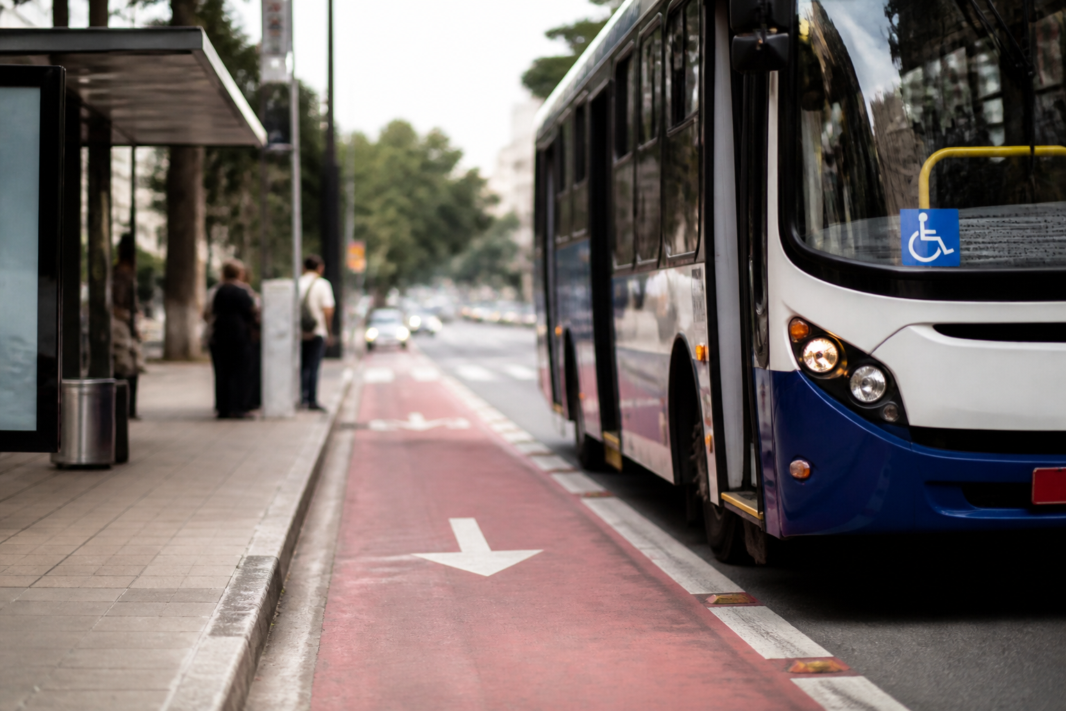 Imagem ilustrativa: Avenida afonso pena implementa faixas exclusivas para ônibus e melhora mobilidade em belo horizonte
