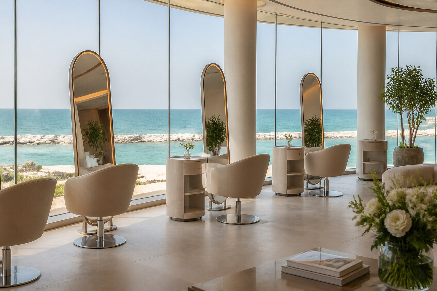 Imagem ilustrativa: Beno inaugura salão de luxo à beira-mar no Marsa Al Arab em parceria com o Jumeirah Group