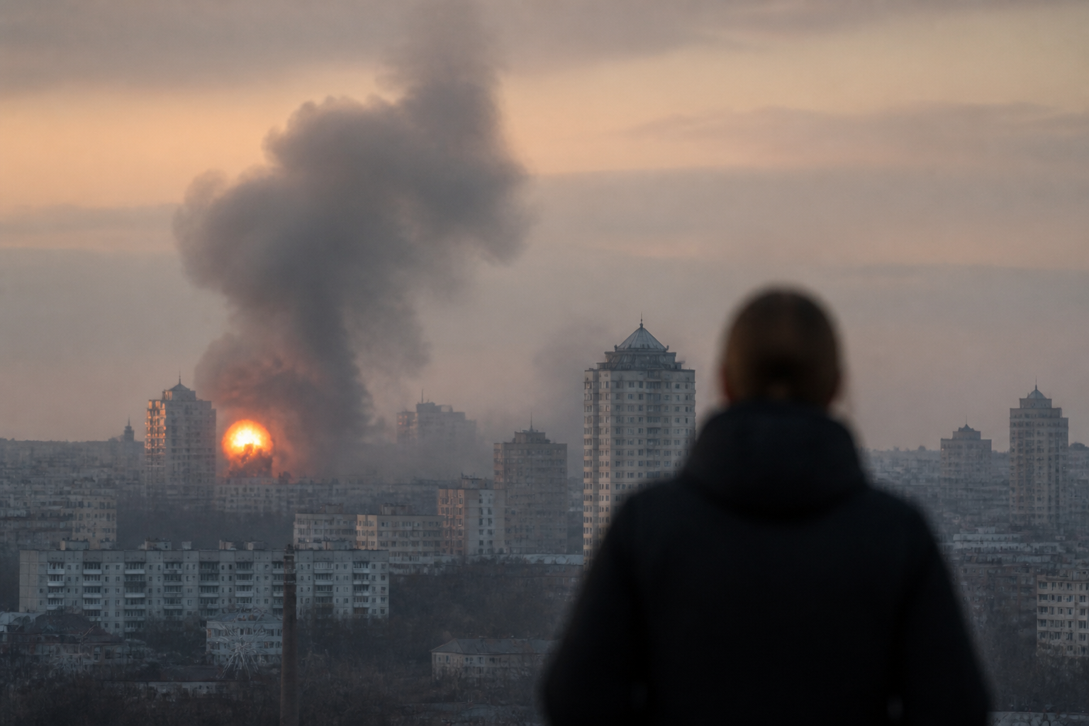 Imagem ilustrativa: Bombardeios russos em Kiev deixam 16 mortos e intensificam tensão na Ucrânia