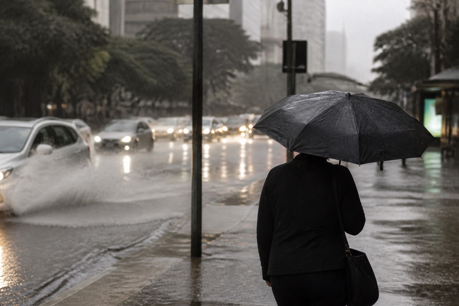 Imagem ilustrativa: Chuva forte atinge Belo Horizonte domingo e provoca transtornos na cidade