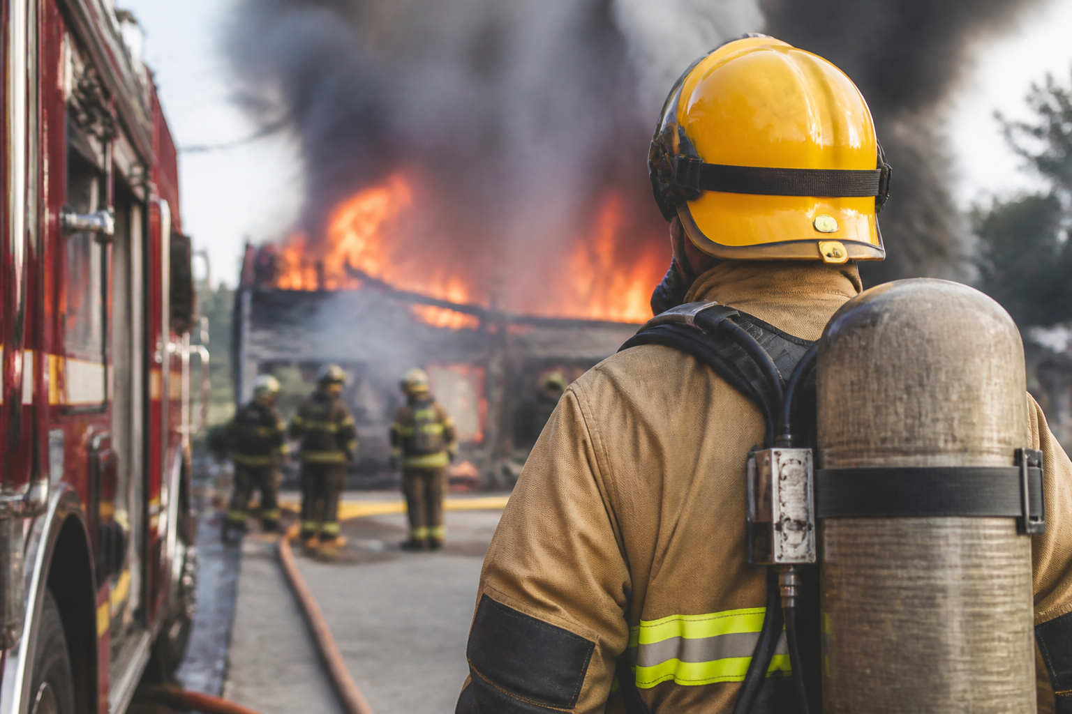 Imagem ilustrativa: Corpo de bombeiros atua em quatro incêndios simultâneos na grande BH nesta quarta-feira