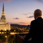 Imagem ilustrativa: Dedicatória do templo de belo horizonte por presidente oaks simboliza um reencontro espiritual
