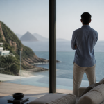 Imagem ilustrativa: Erick Pulgar aluga mansão luxuosa no Joá com vista para o mar enquanto aguarda casa própria