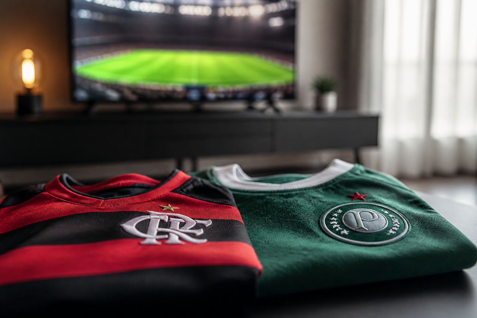 Imagem ilustrativa: Flamengo e Palmeiras quem lidera a disputa pelo título do Brasileirão 2026