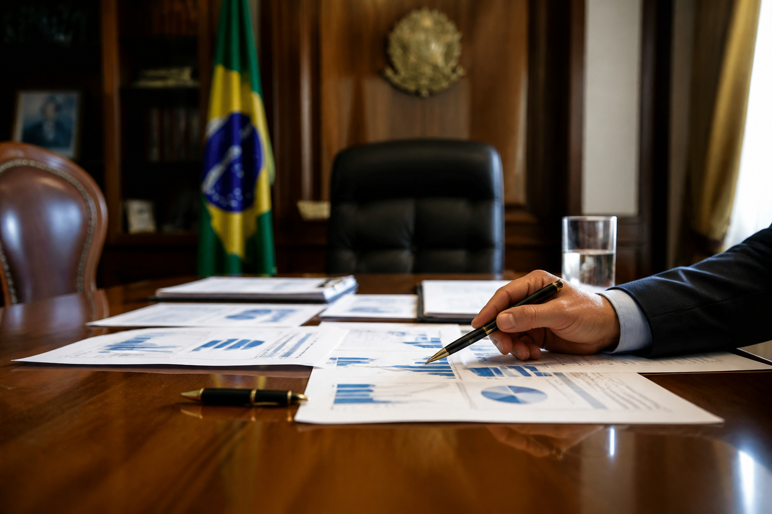 Imagem ilustrativa: Flávio Bolsonaro destaca papel crucial do pai para evitar crise fiscal em Minas Gerais