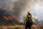 Imagem ilustrativa: Incêndio em área de mata mobiliza bombeiros e preocupa moradores no Buritis em BH