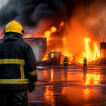 Imagem ilustrativa: Incêndio em bh ameaça residências galpões e posto de combustíveis