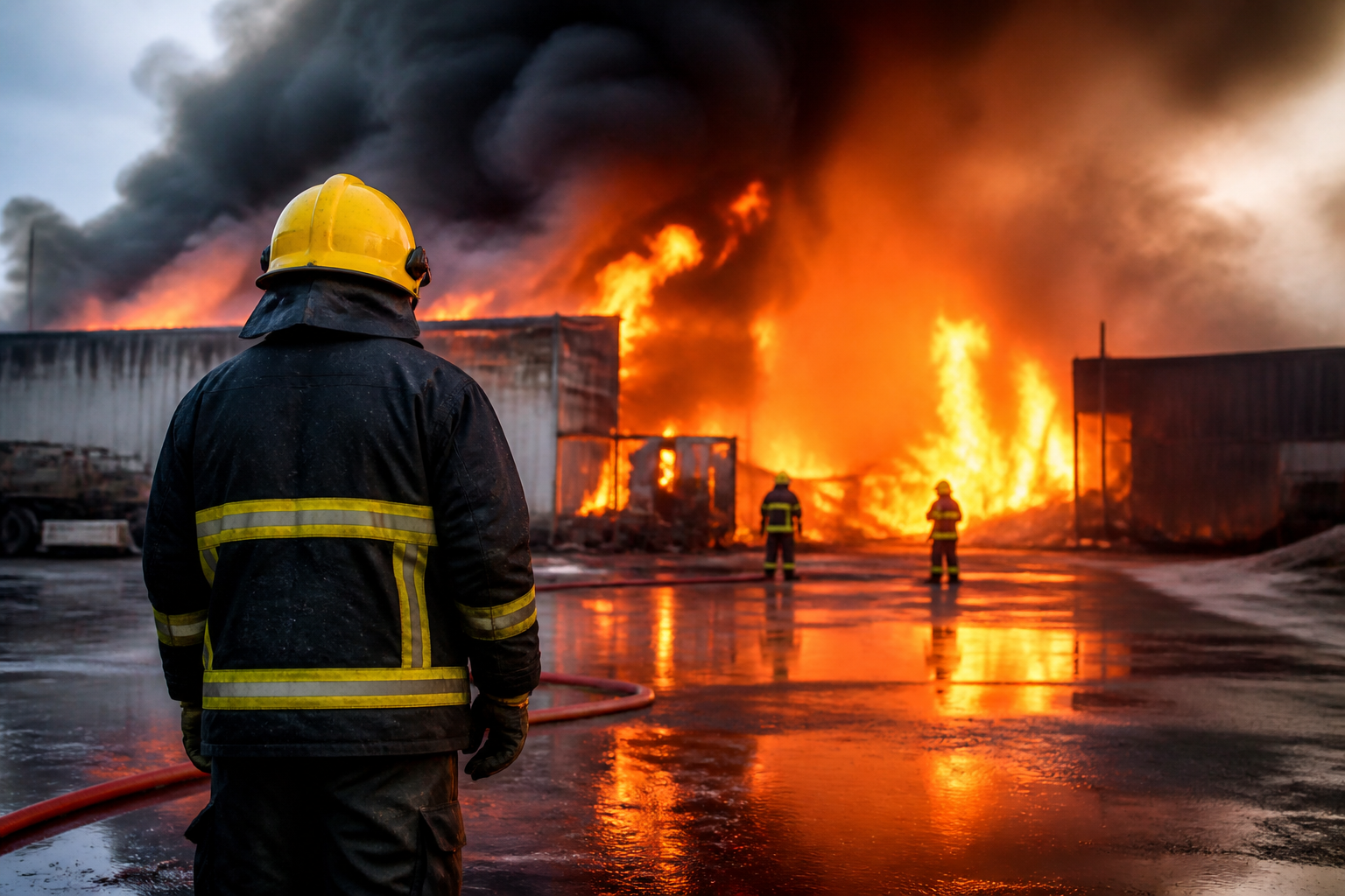 Imagem ilustrativa: Incêndio em bh ameaça residências galpões e posto de combustíveis