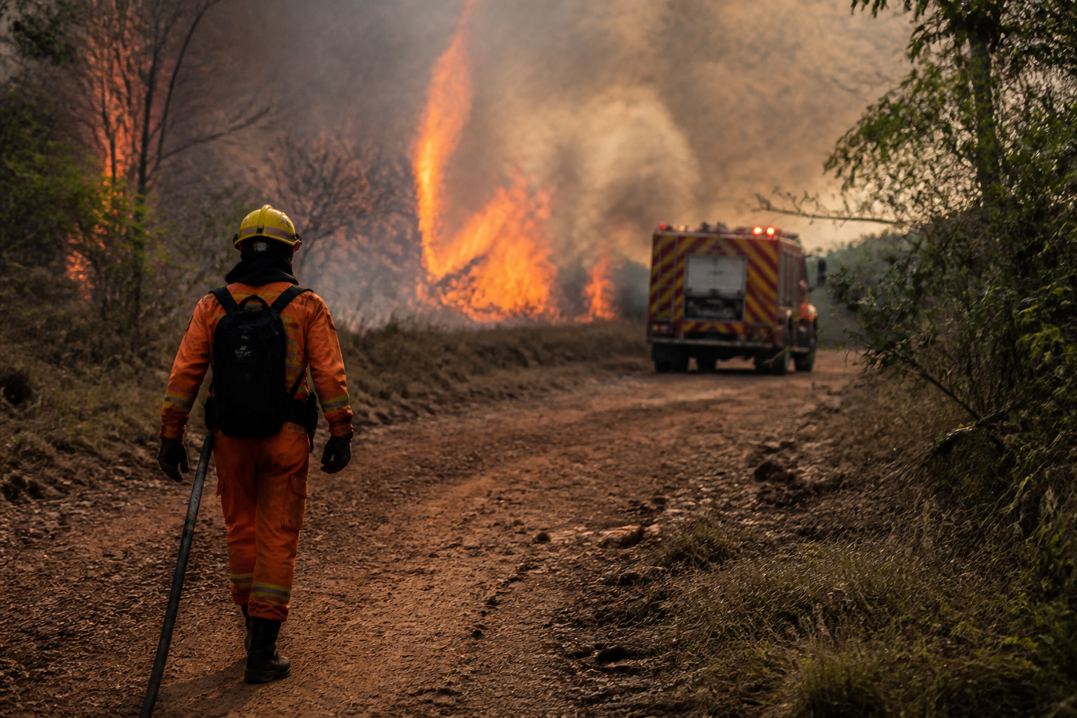 Imagem ilustrativa: Incêndios mobilizam bombeiros em quatro regiões de Belo Horizonte
