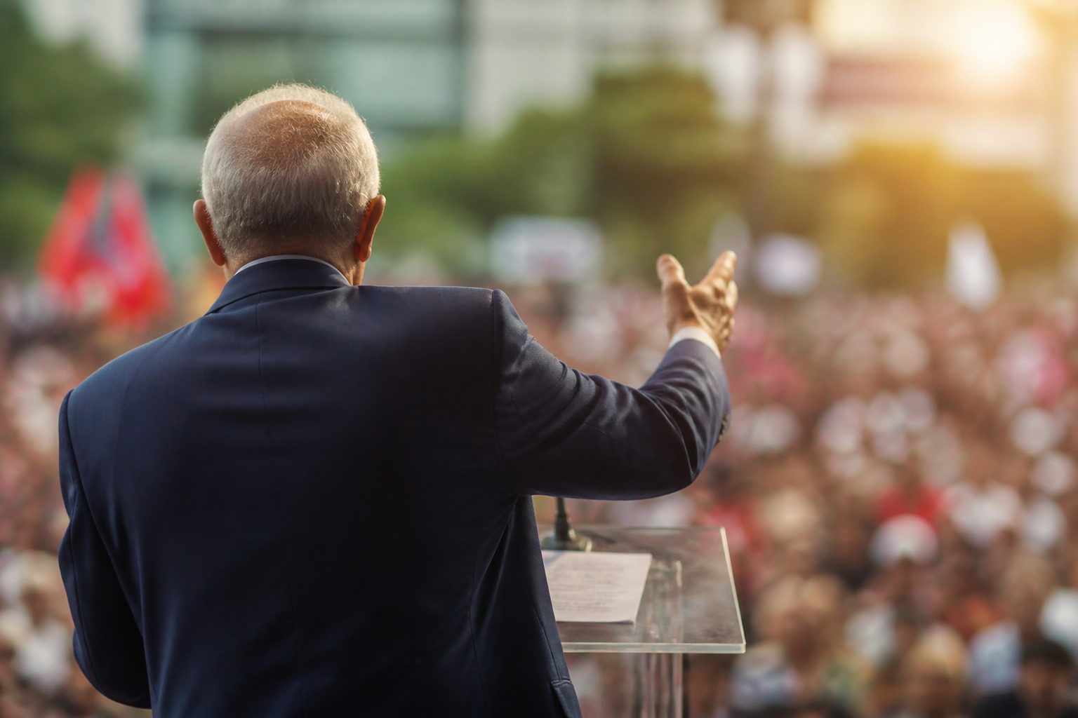 Imagem ilustrativa: Lula reafirma soberania do Brasil e rejeita interferência externa durante campanha em Belo Horizonte