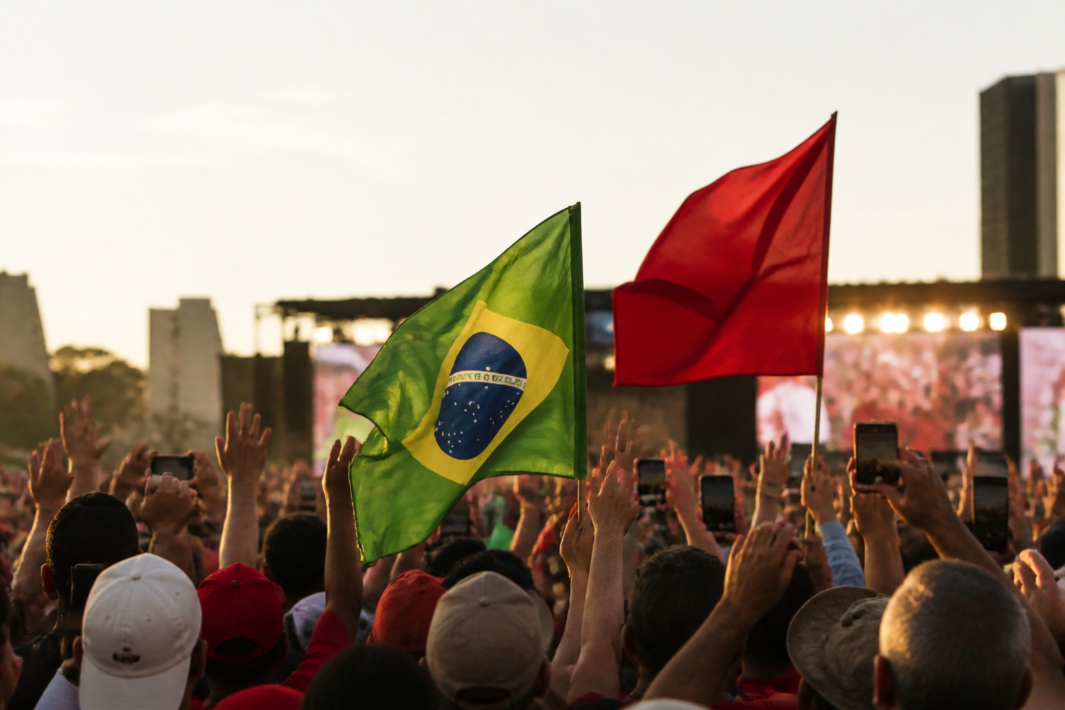 Imagem ilustrativa: Marília Campos participa de ato político ao lado de Lula em Belo Horizonte neste sábado