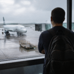 Imagem ilustrativa: Mau tempo causa atrasos e cancelamentos no aeroporto internacional de confins