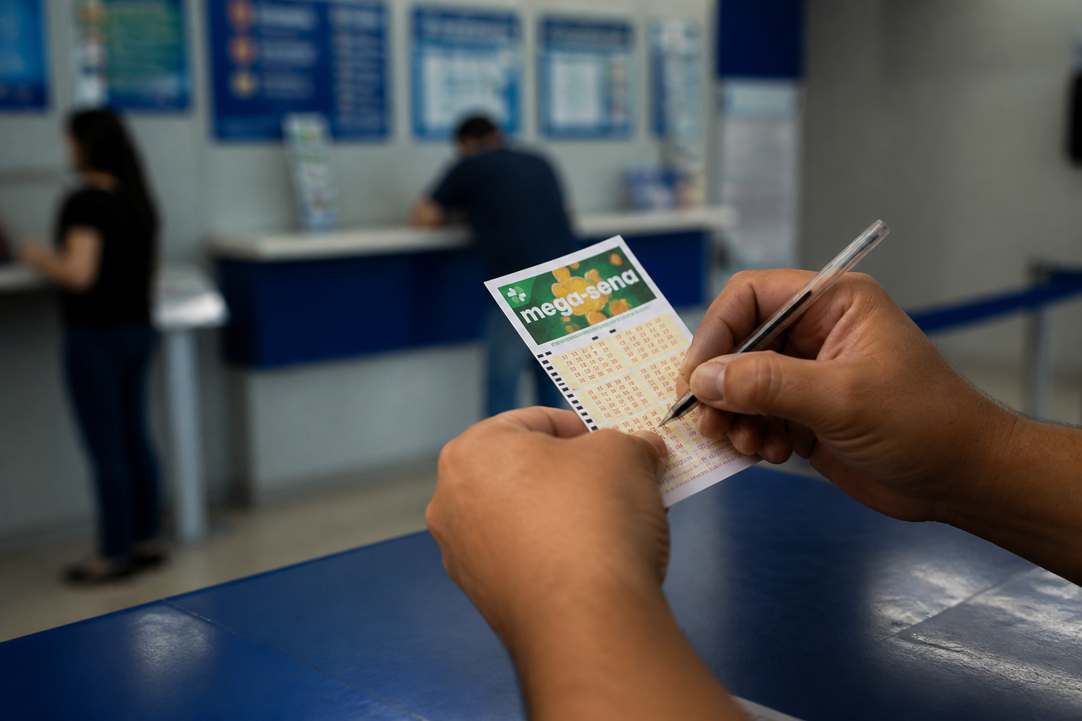 Imagem ilustrativa: Mega-Sena 3047 prêmio de R 50 milhões será sorteado nesta quinta-feira