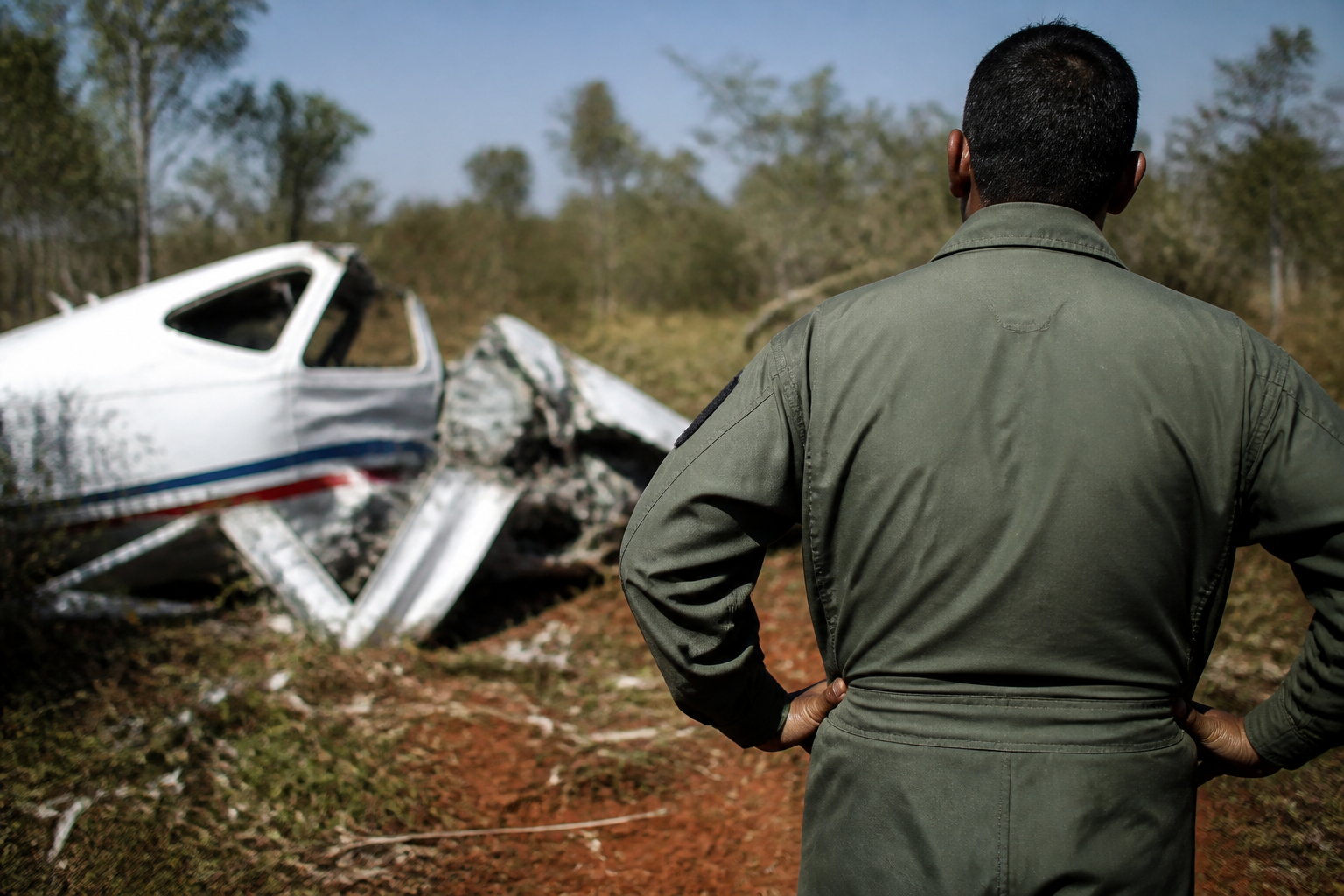 Imagem ilustrativa: Momento da queda de monomotor em Minas Gerais chama atenção para segurança aérea regional