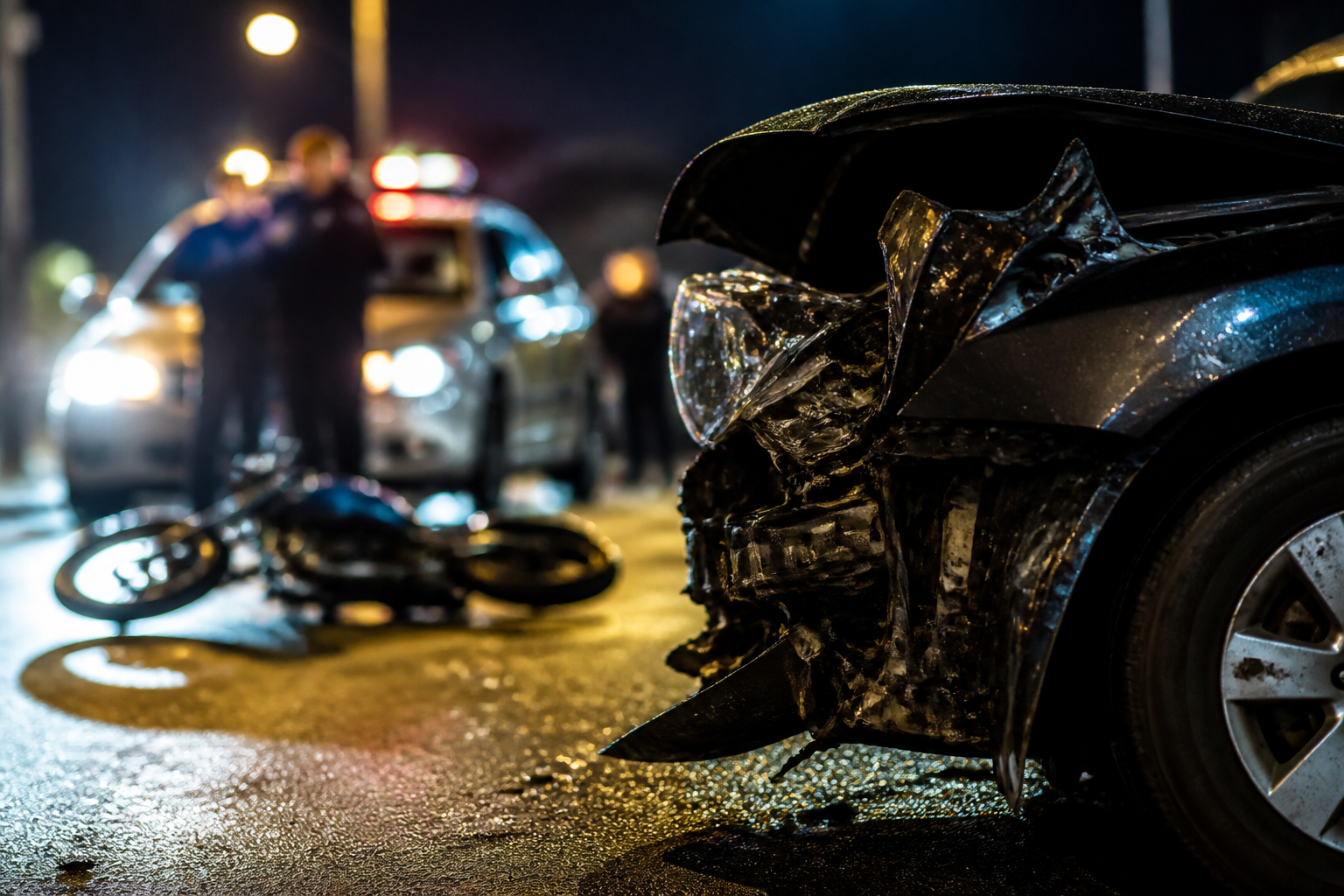 Imagem ilustrativa: Motorista alcoolizado provoca acidente com motociclista e viatura da PM na BR-356