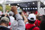 Imagem ilustrativa: Petistas realizam protesto durante ato de Lula em Belo Horizonte e cobram transparência