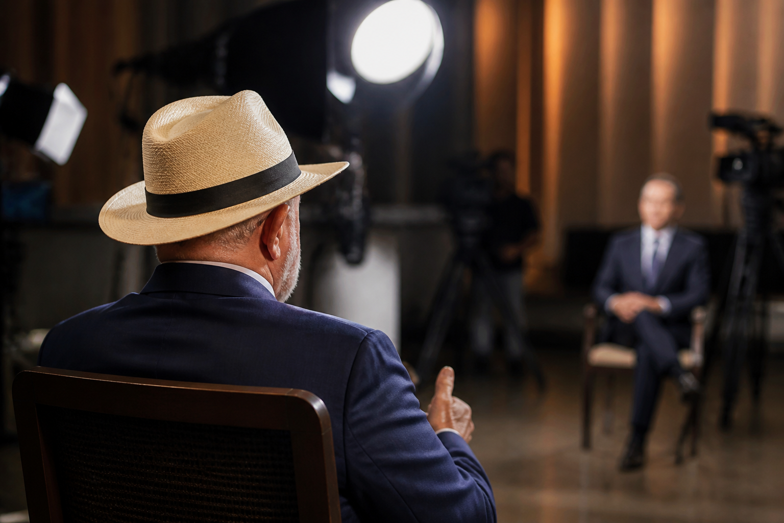 Imagem ilustrativa: Por que lula usou chapéu na entrevista da globo entenda o motivo e o impacto