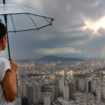 Imagem ilustrativa: Previsão do tempo para Belo Horizonte hoje sol nuvens e chuva rápida durante o dia e à noite