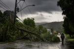 Imagem ilustrativa: Temporal com ventos fortes causa danos e apagões em Minas Gerais