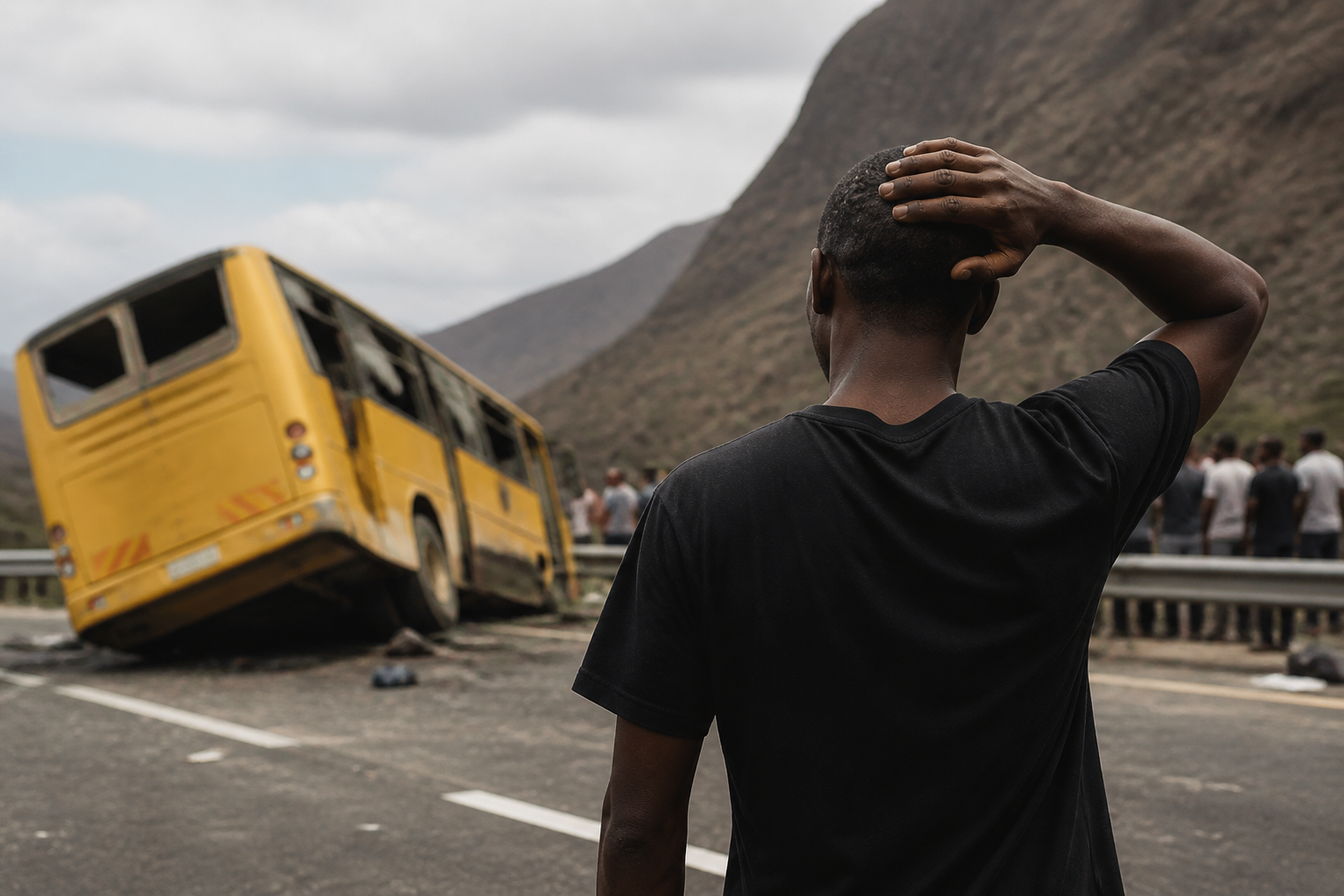Imagem ilustrativa: Acidente fatal com ônibus escolar em Cabo Verde deixa 25 mortos entre crianças e adolescentes