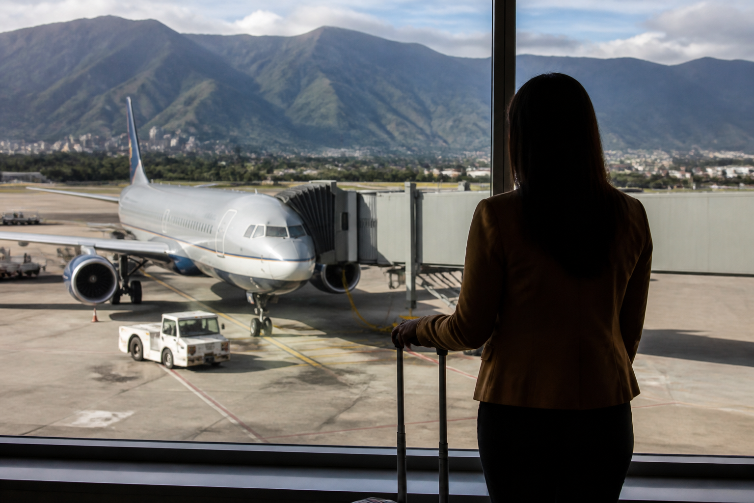 Imagem ilustrativa: Aeroporto de Caracas retoma atividades após terremotos que causaram danos estruturais
